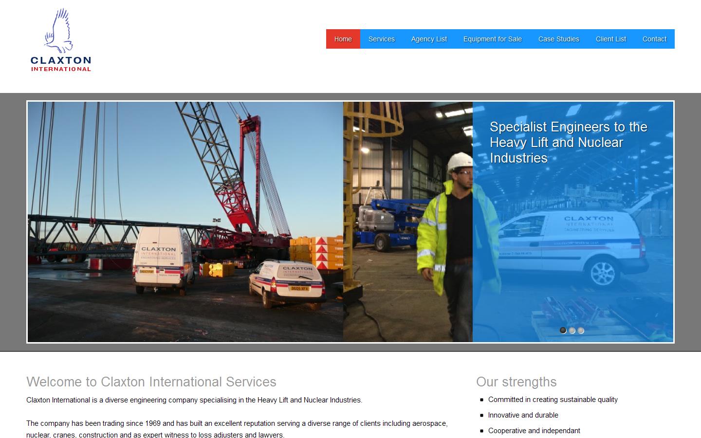 Claxton International Website