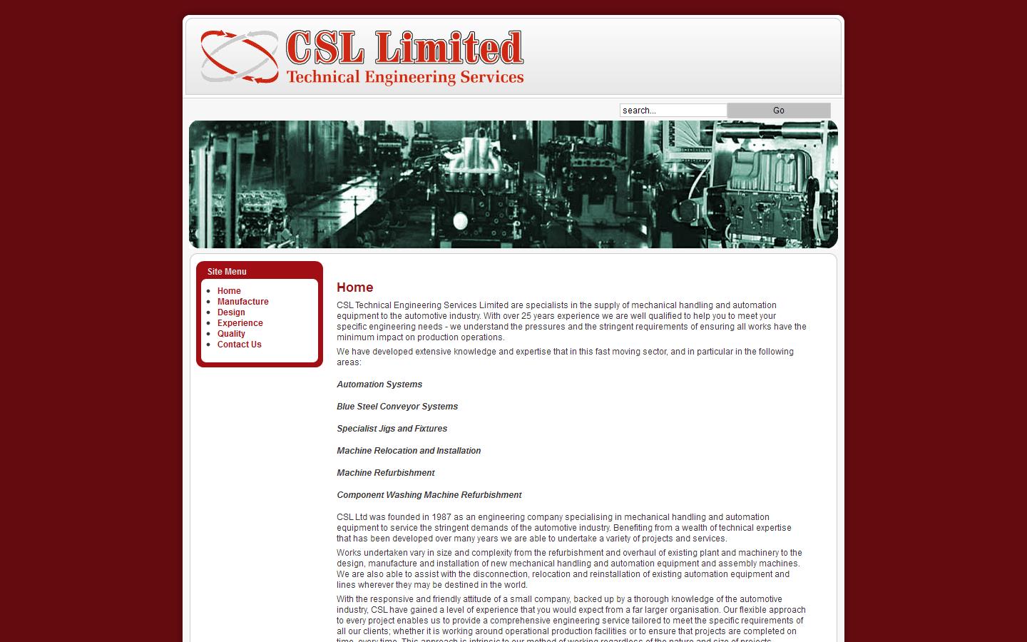 C S L Ltd Website