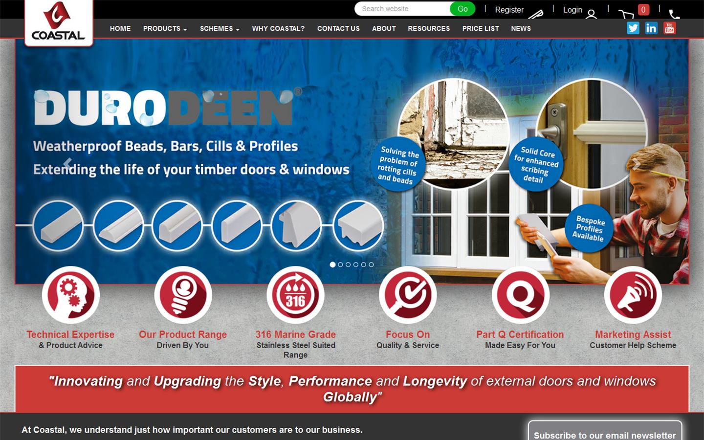 Coastal Specialist Ironmongery Website