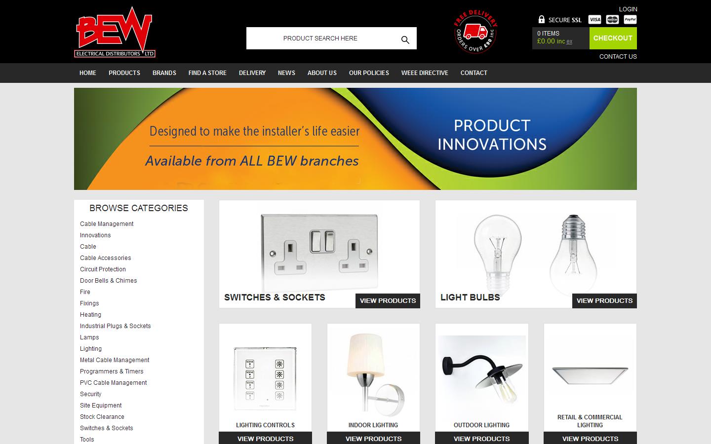 Impact Lighting Website