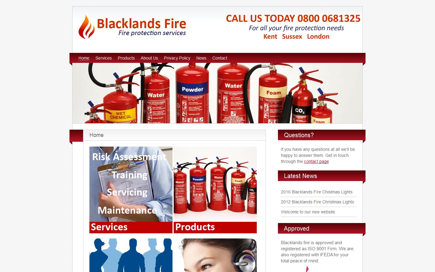 Blacklands Fire Website