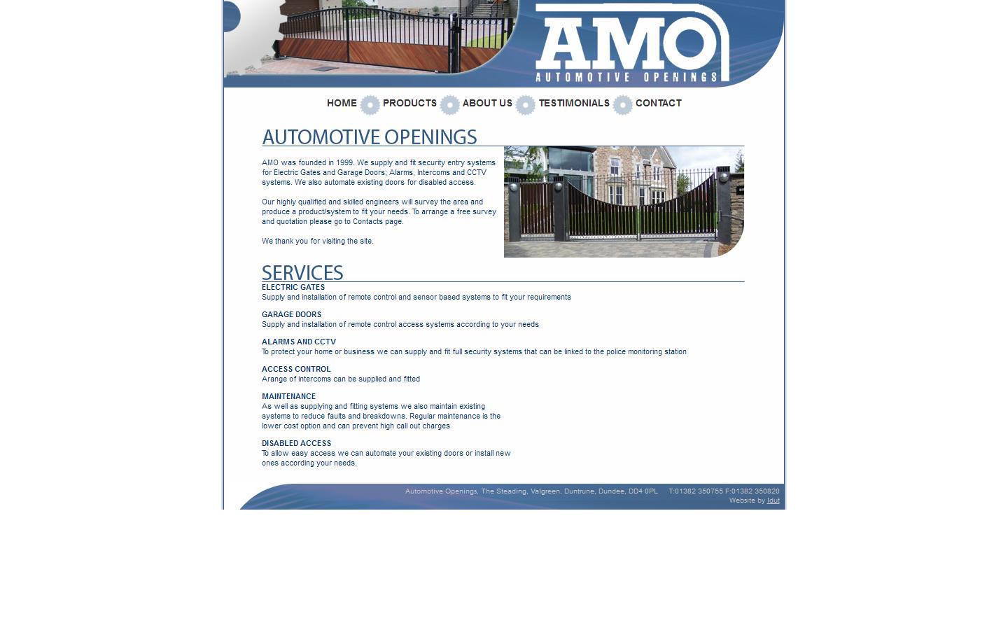 AMO Security (Scotland) Ltd Website