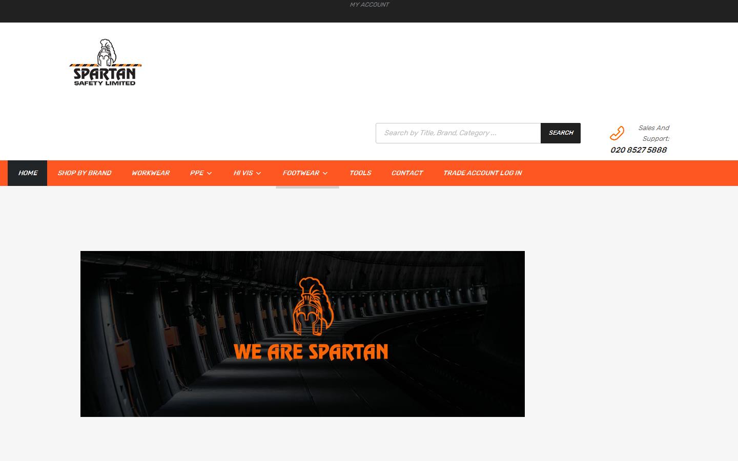 Spartan Safety Ltd Website