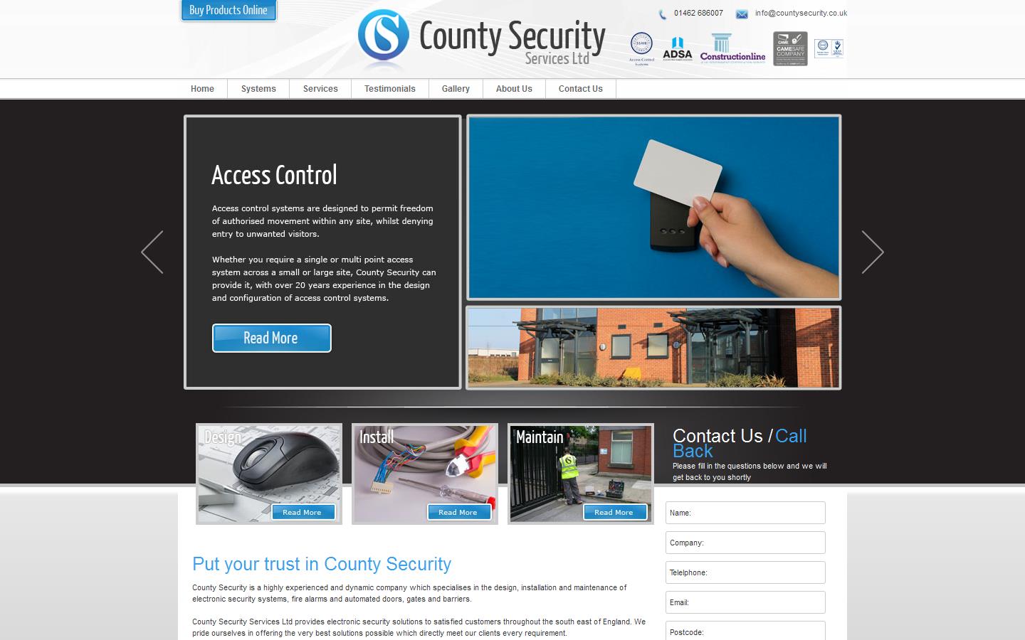 County Security Services Ltd Website