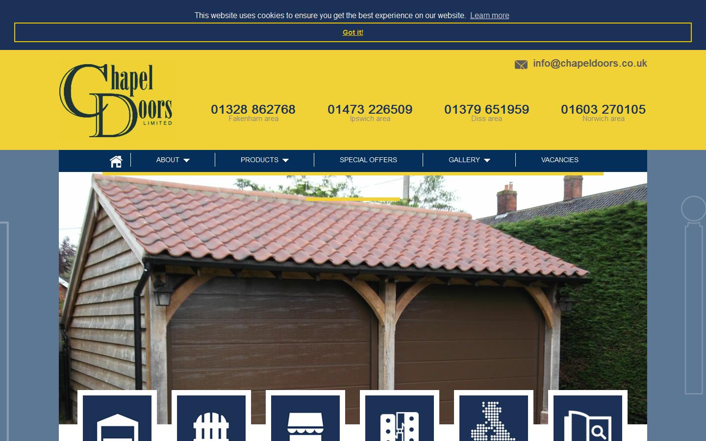 Chapel Doors Ltd Website