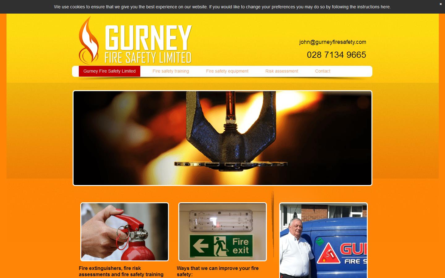 Gurney Fire Safety Ltd Website