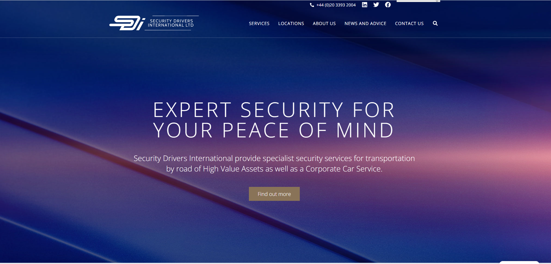 Security Drivers International Ltd Website
