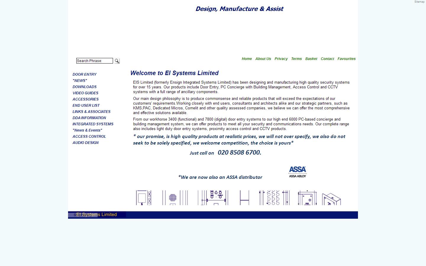 E I Systems Ltd Website