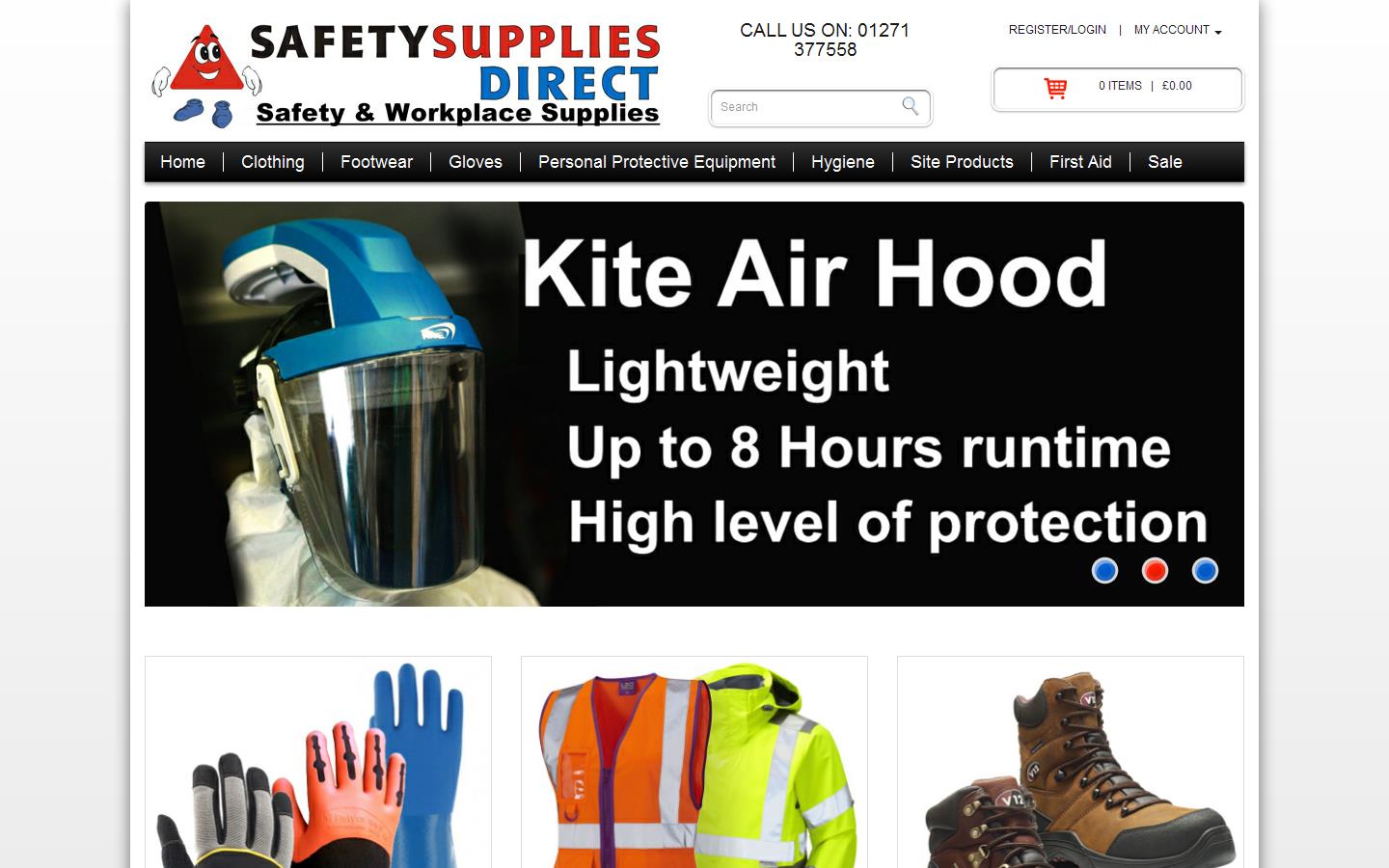 Safety Supplies Direct Website