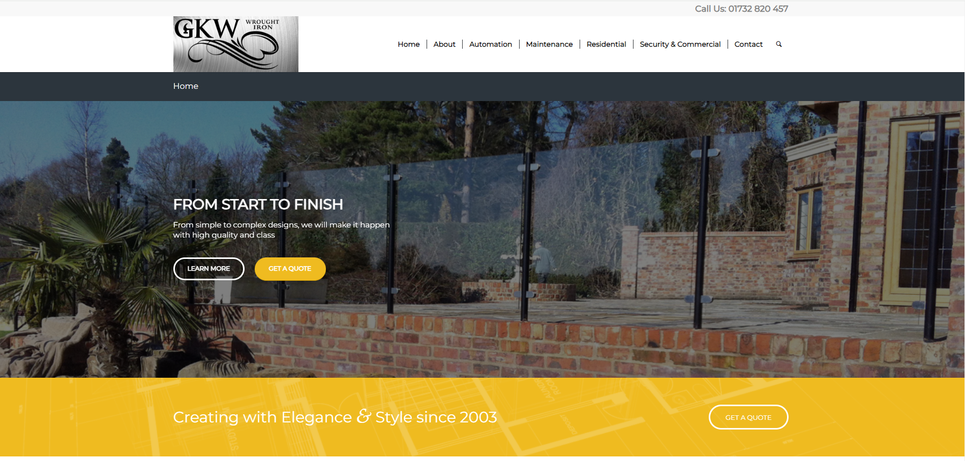 GKW Wrought Iron Website