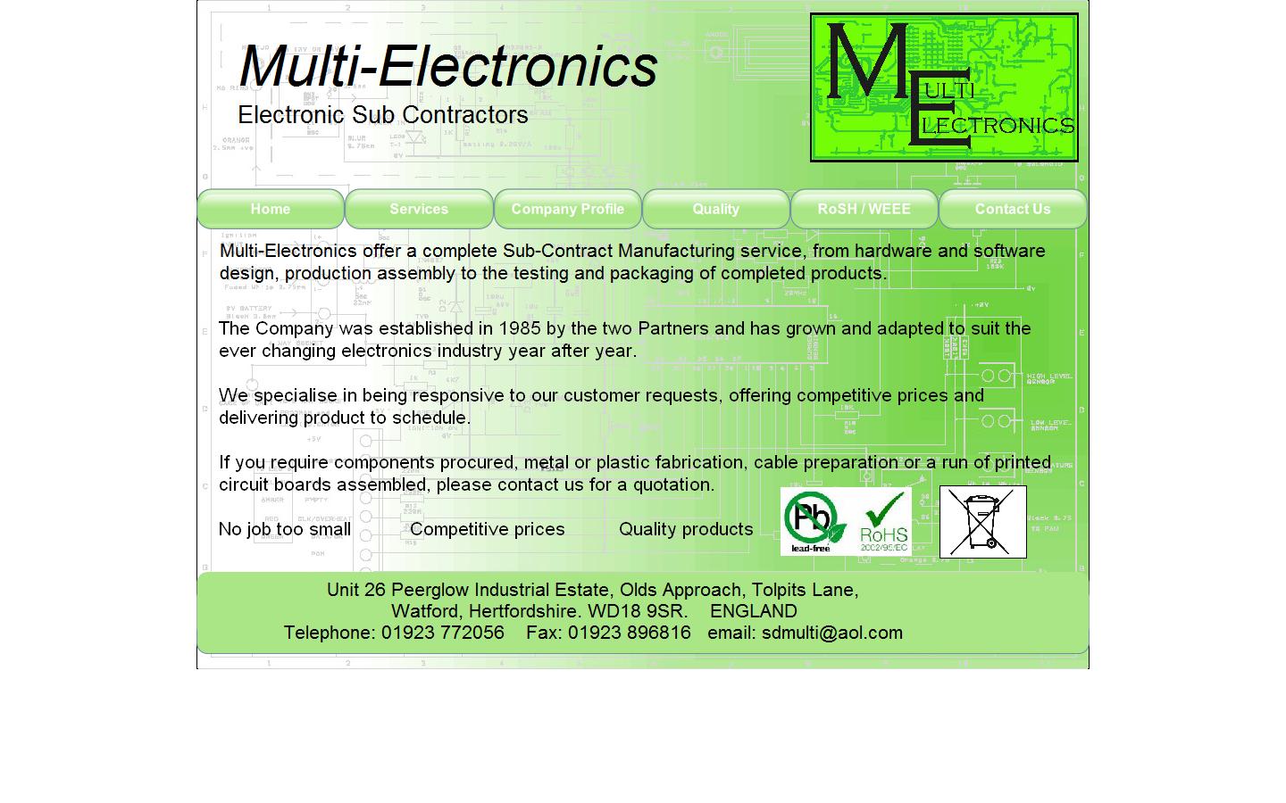 Multi-Electronics Website