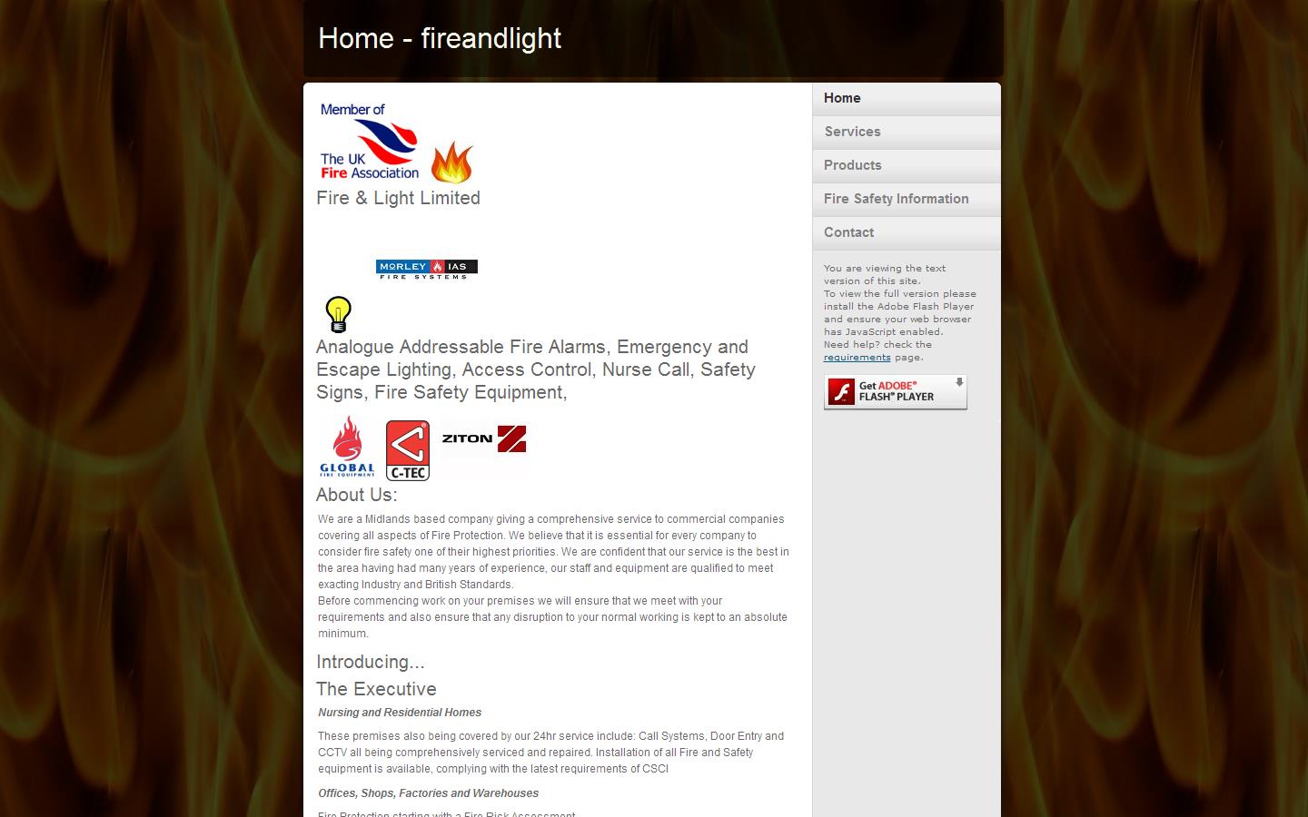 Fire & Light Direct Ltd Website