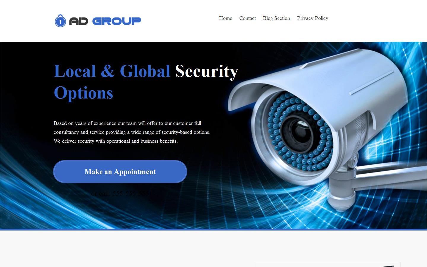 A D Holdings Website