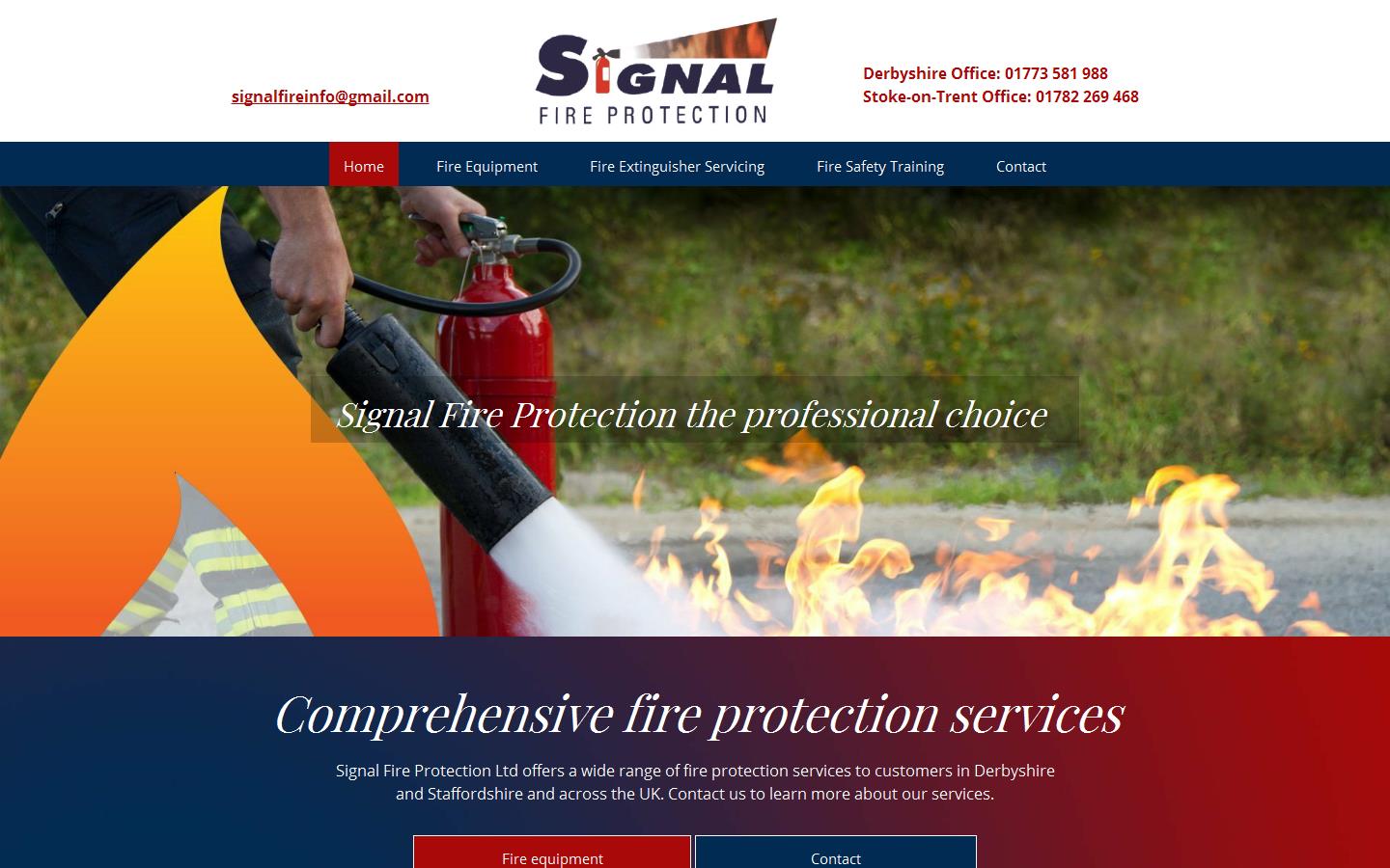 Signal Fire Protection Ltd Website