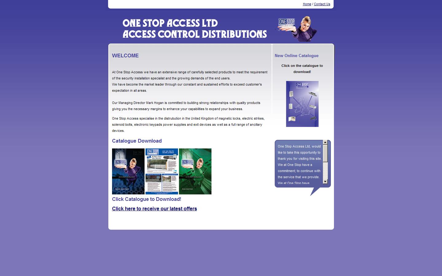 One Stop Access Ltd Website