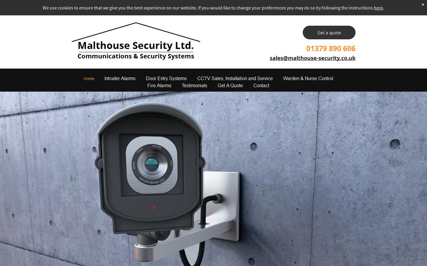Malthouse Security Ltd Website