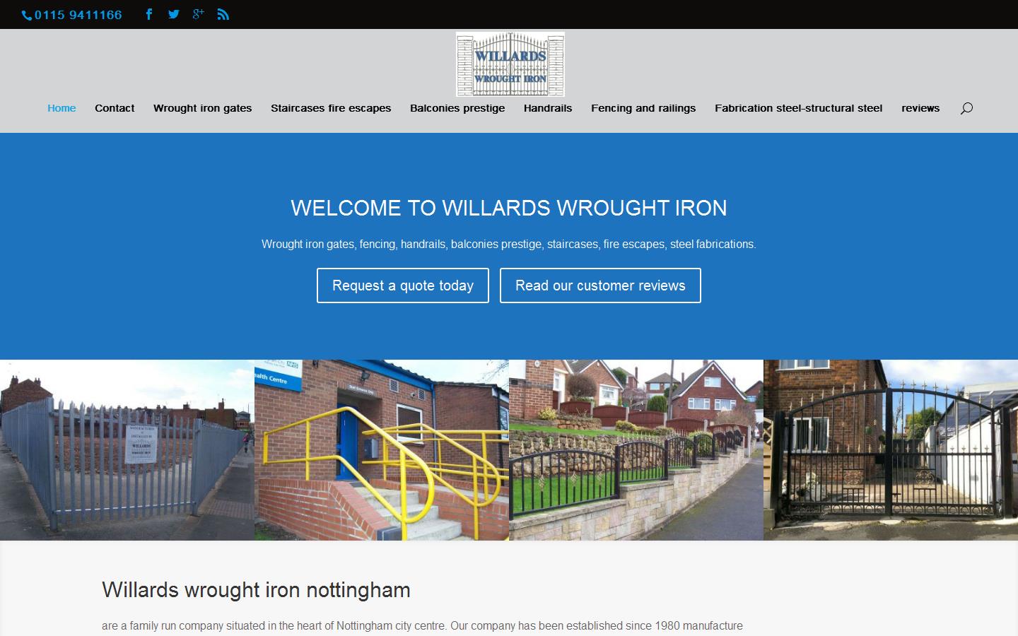 Willards Wrought Iron Website