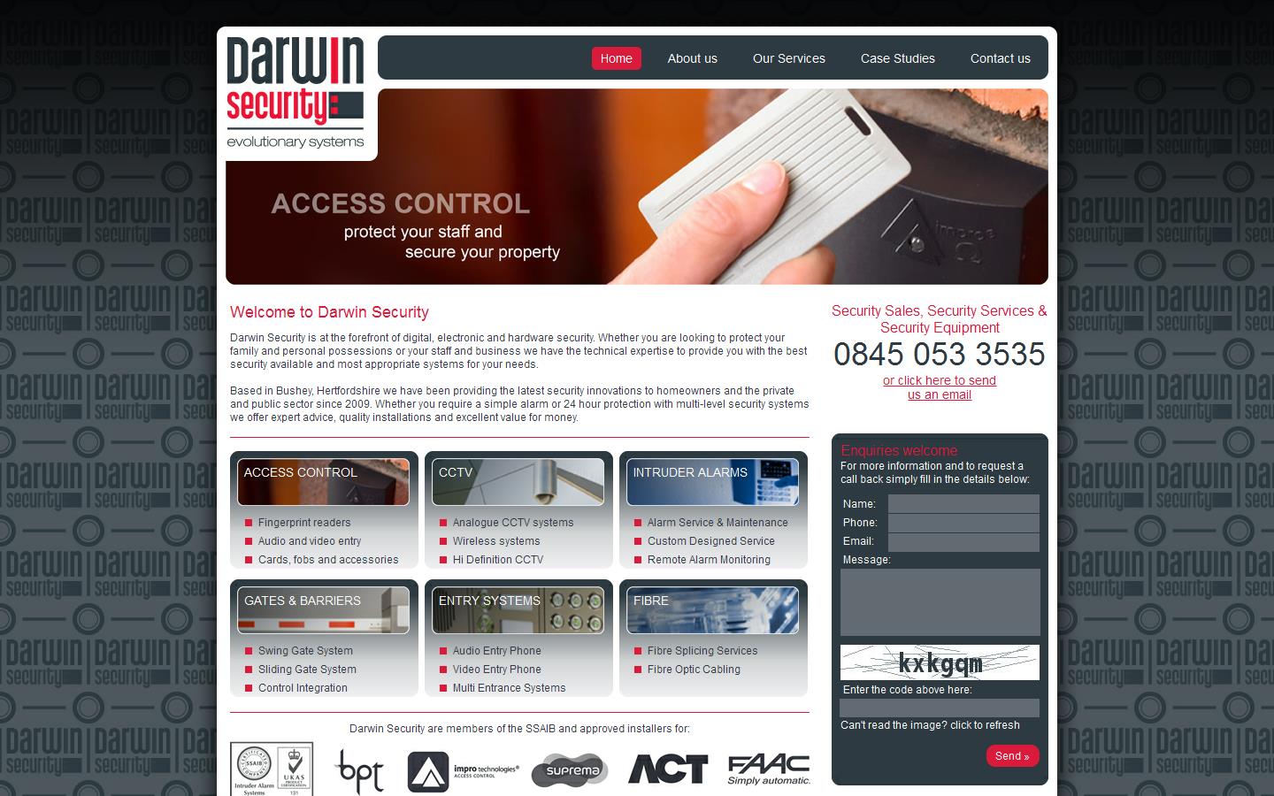Darwin Security Ltd Website