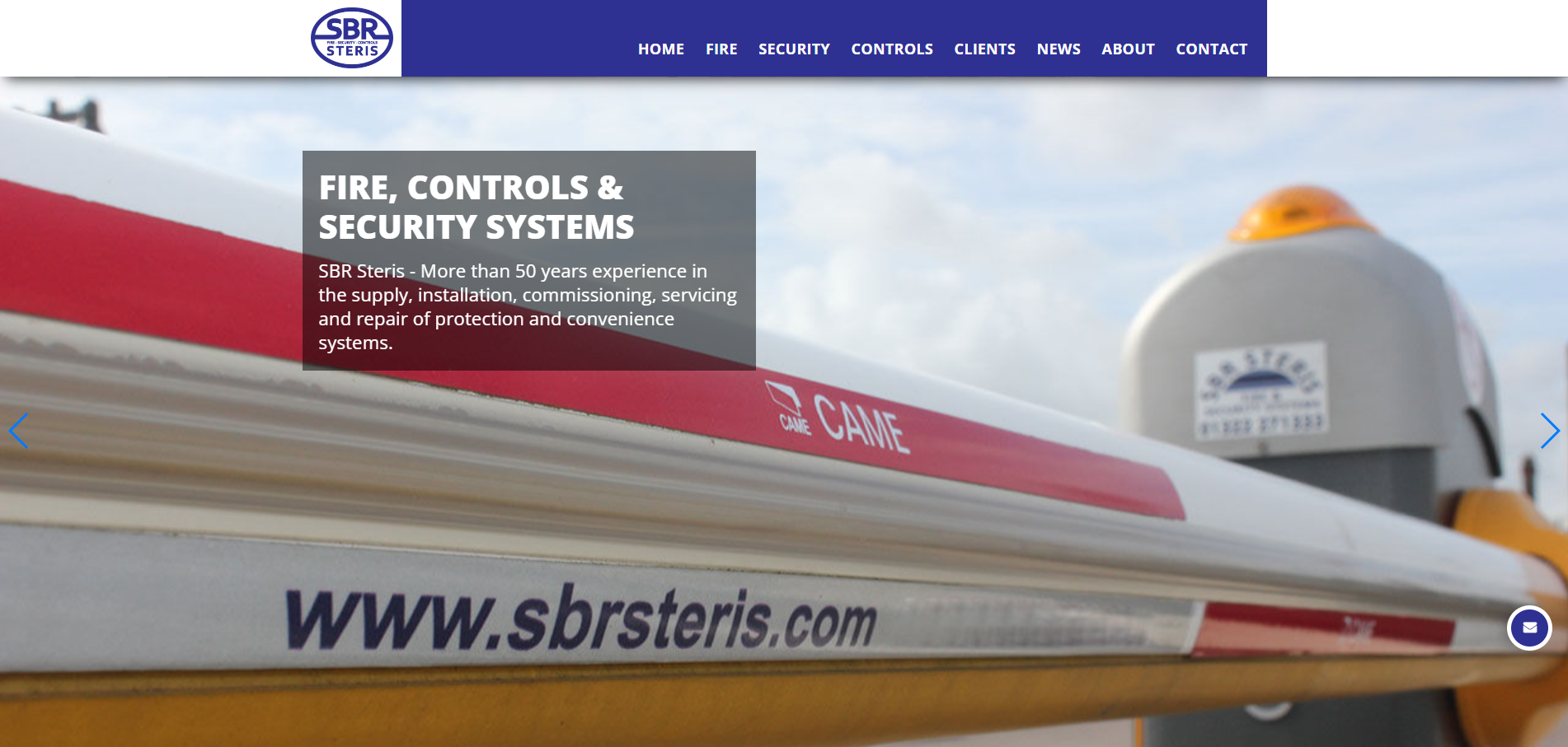 S B R Steris Ltd Website
