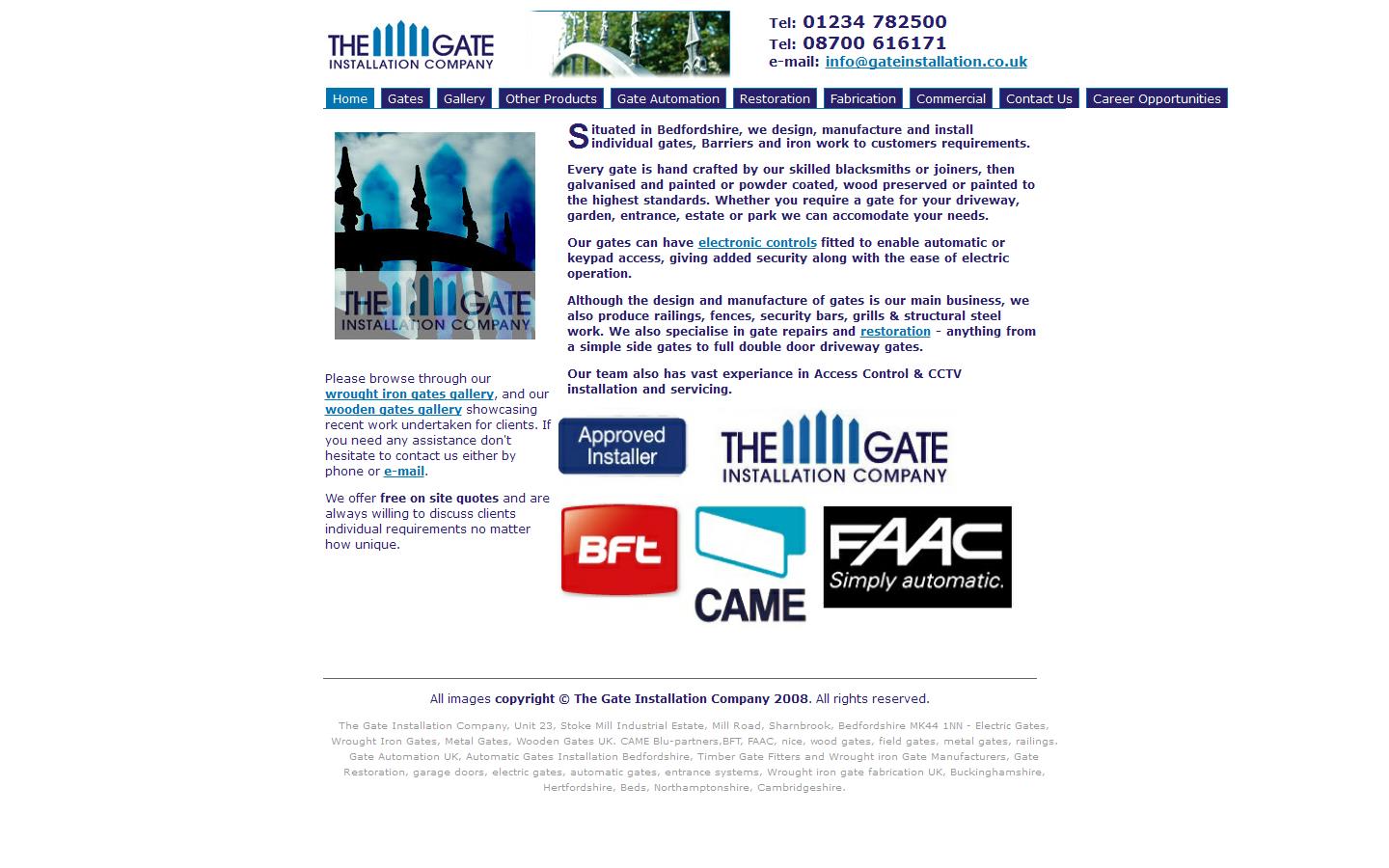 The Gate Installation Company Website