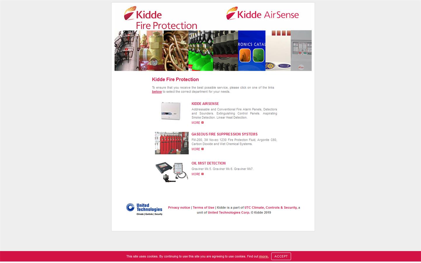 Kidde Products Website