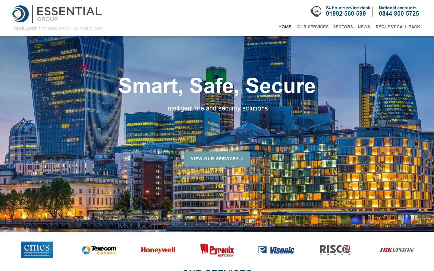 Essential Security Systems Ltd Website