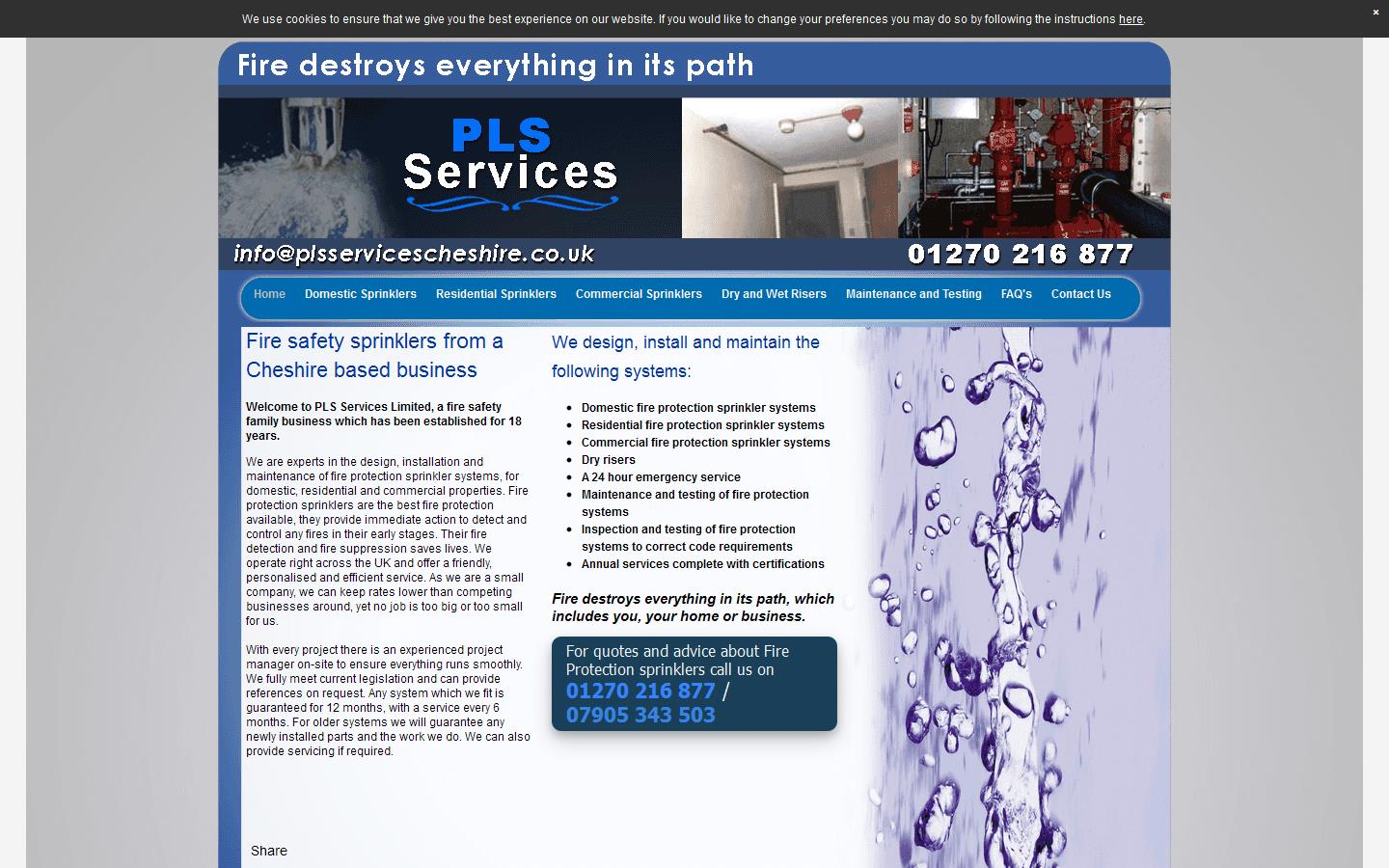 P L S Services Website