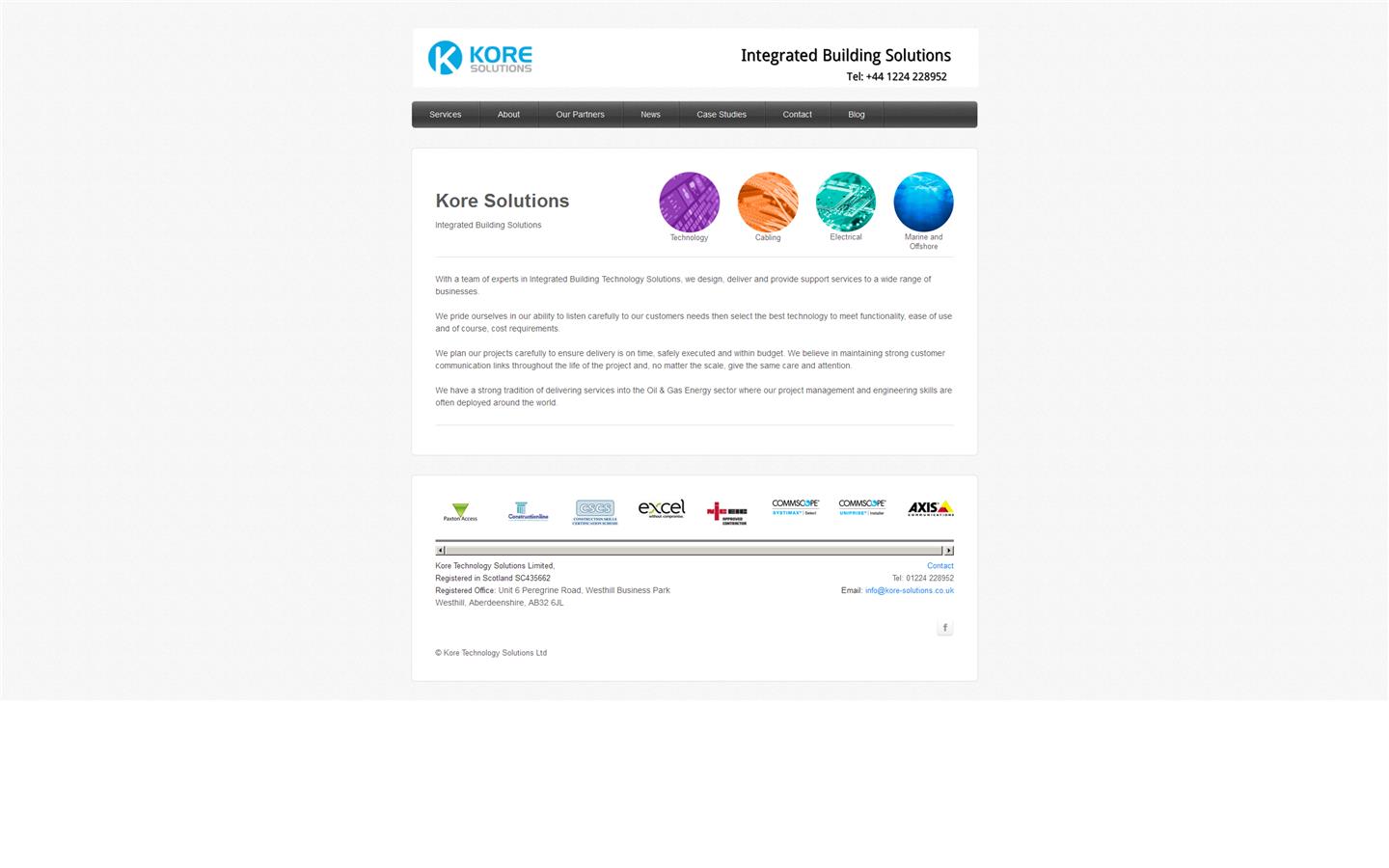 Kore Solutions Website