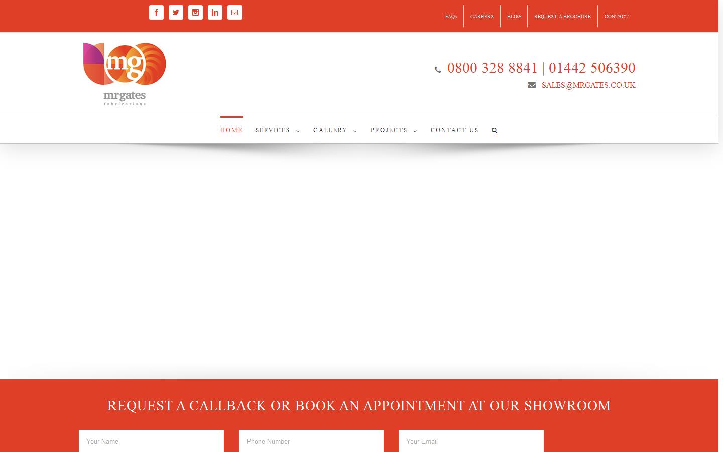 Mr Gates Fabrication Specialists Website