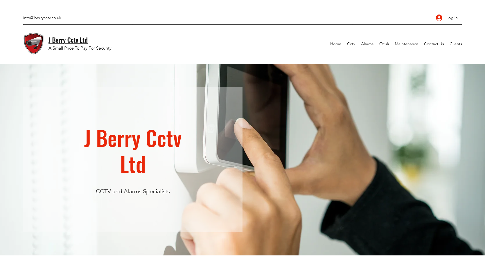 J Berry Cctv Ltd Website