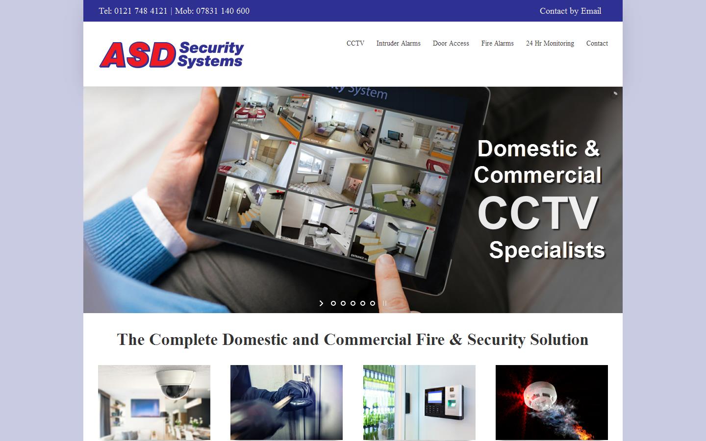 ASD Security Systems Website