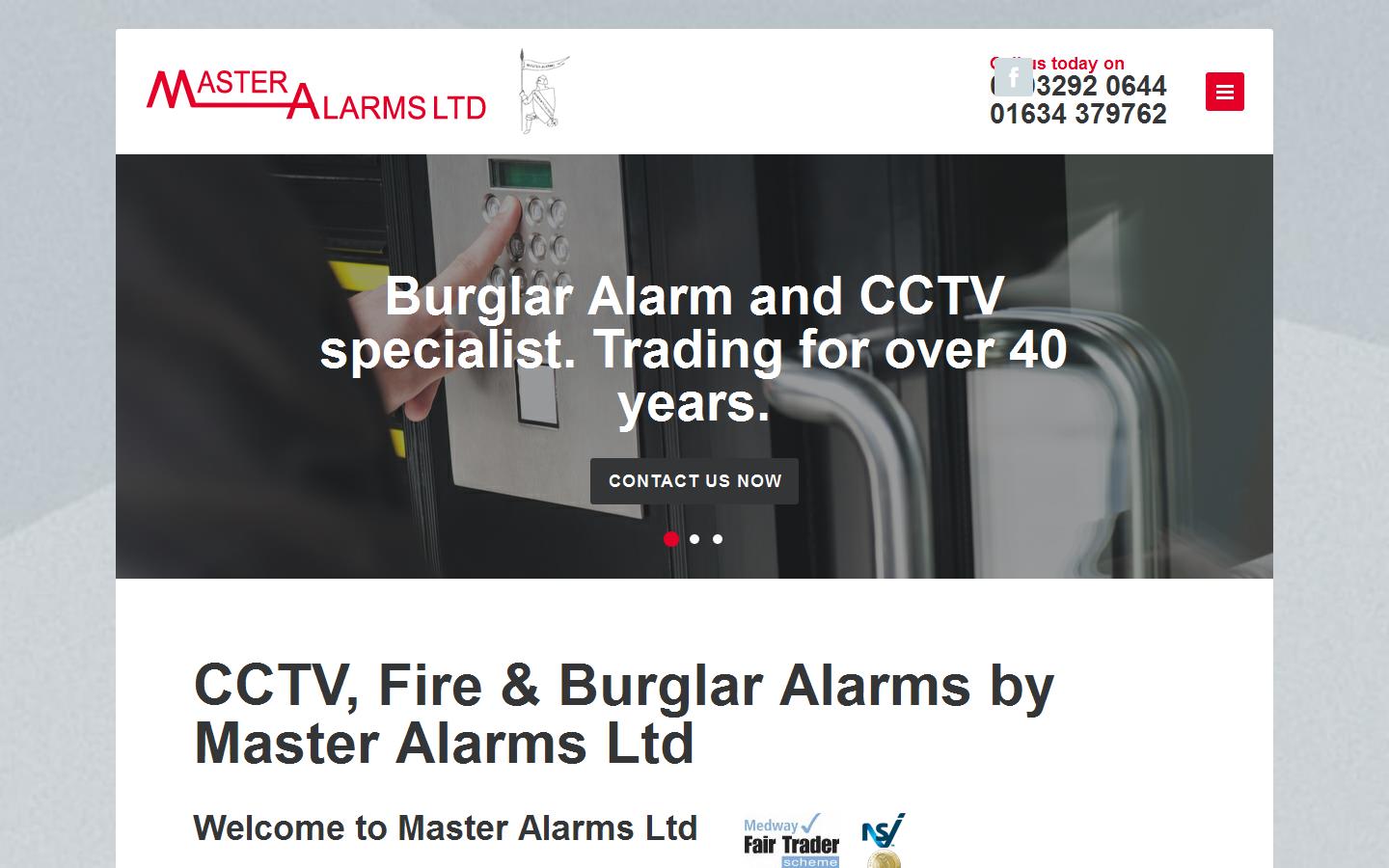 Master Alarms Ltd Website