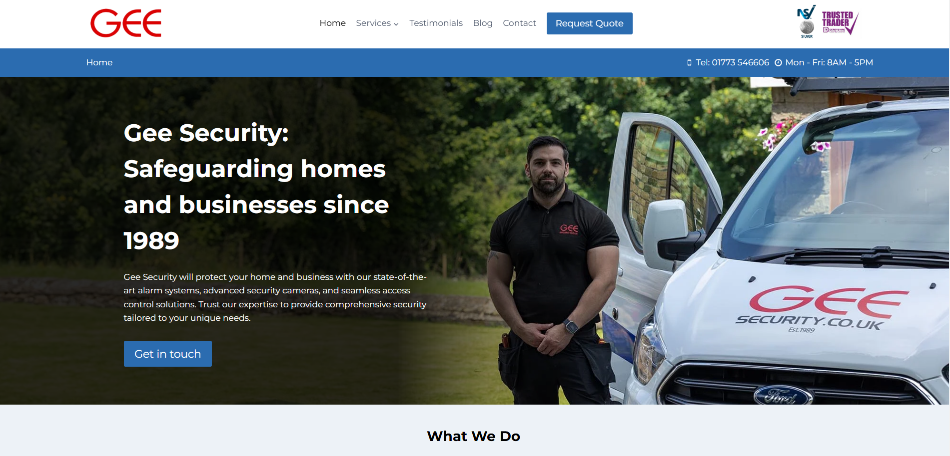 Gee Security Website