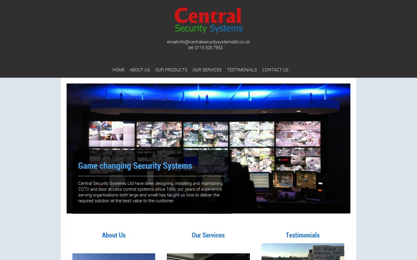 Central Security Systems Ltd Website