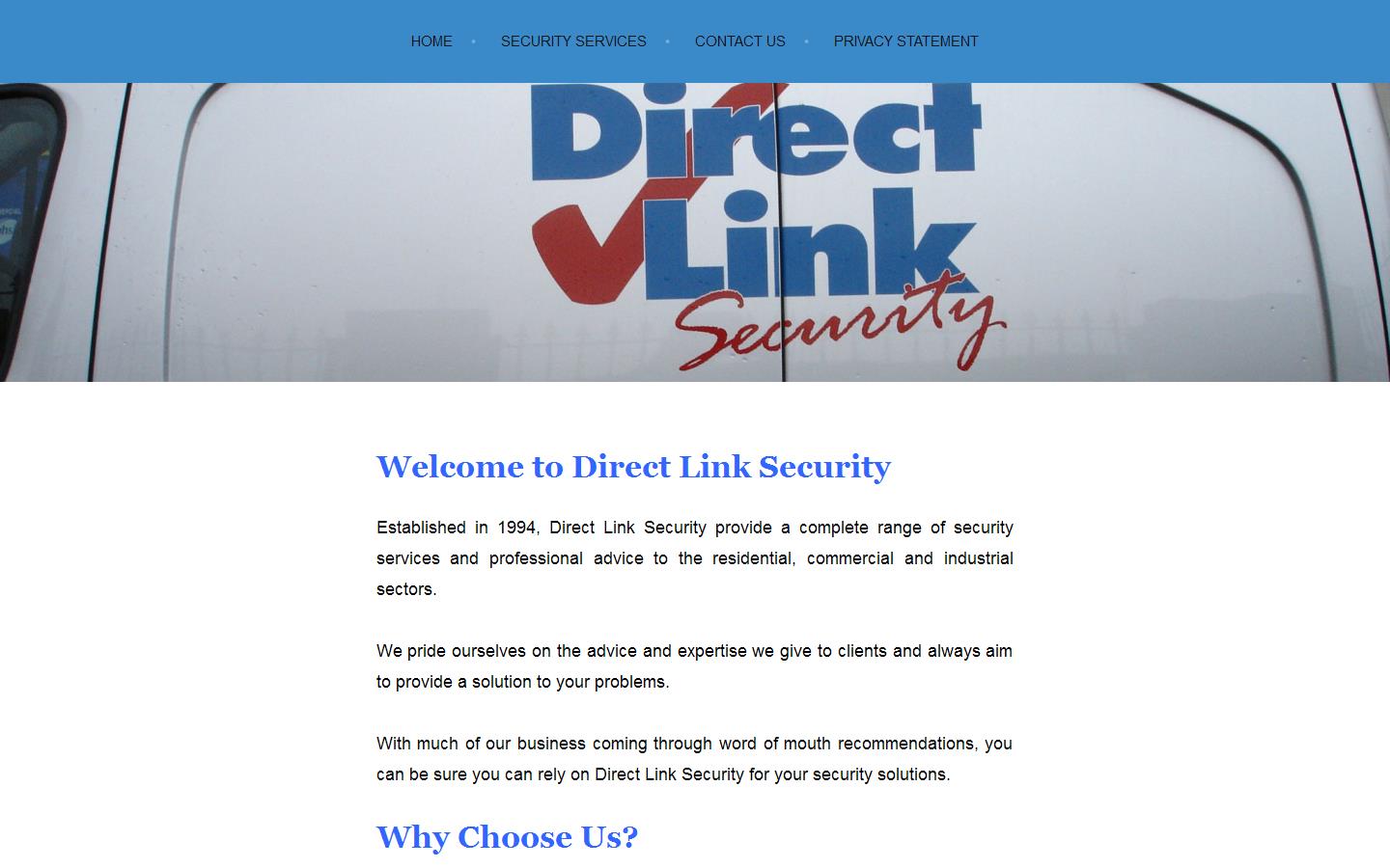 Direct Link Security Website