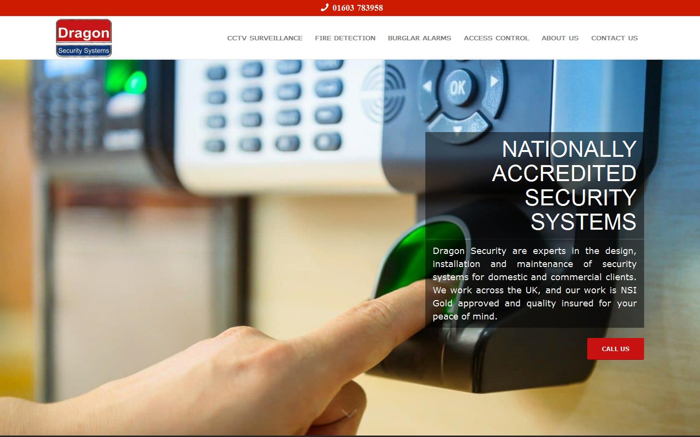 Dragon Security Systems Website