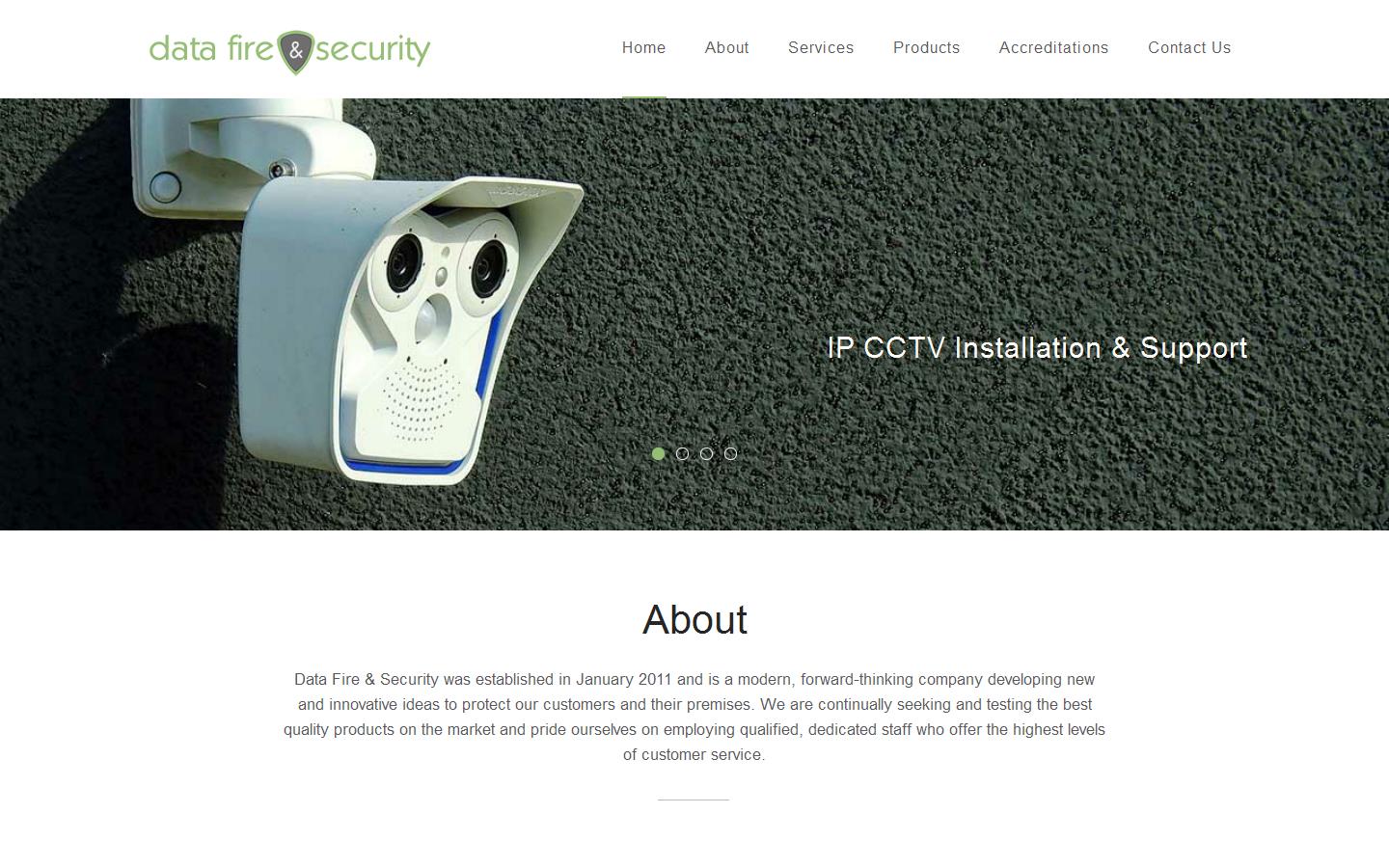 Data Fire & Security LLP Website