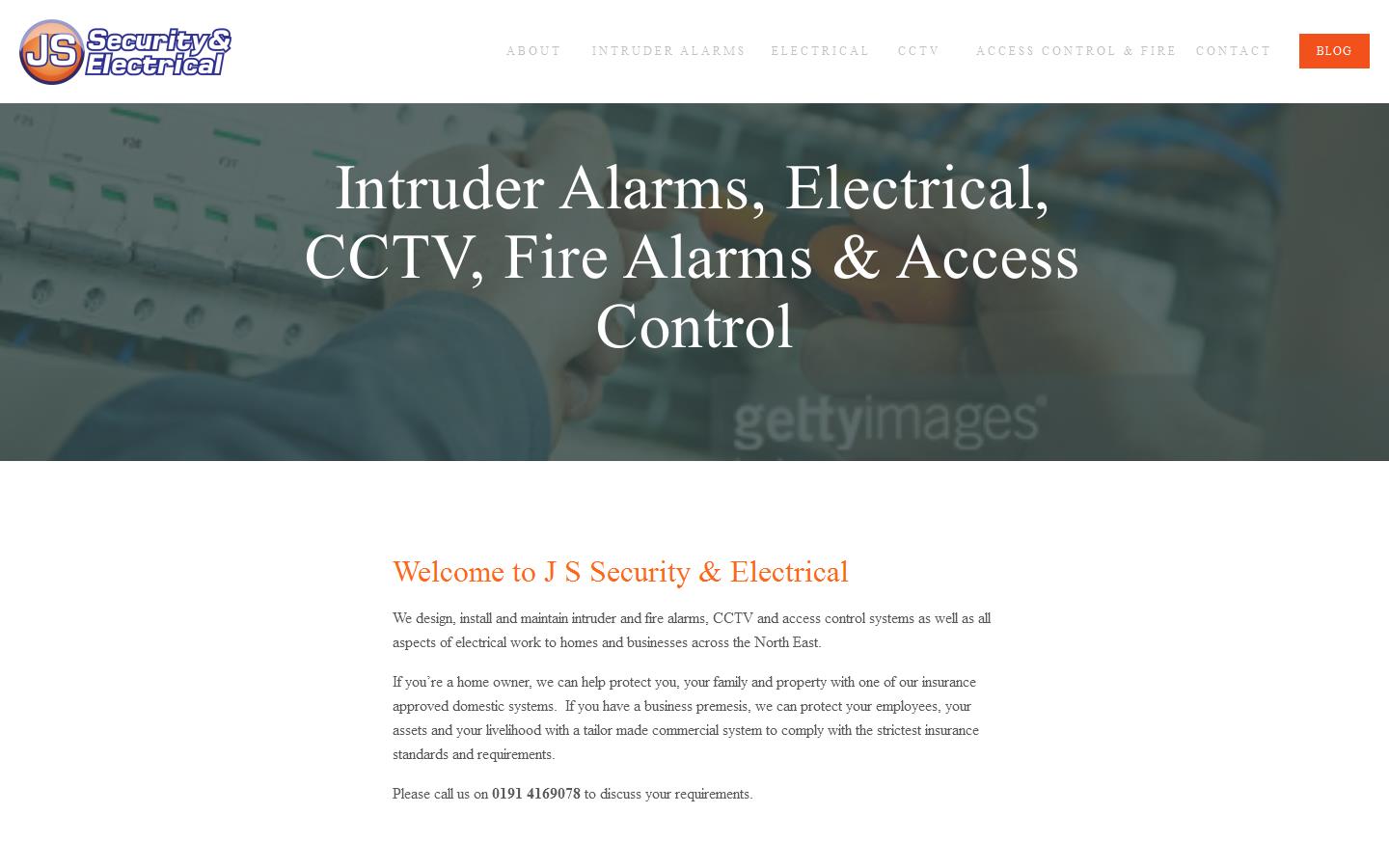 JS Security & Electrical Ltd Website