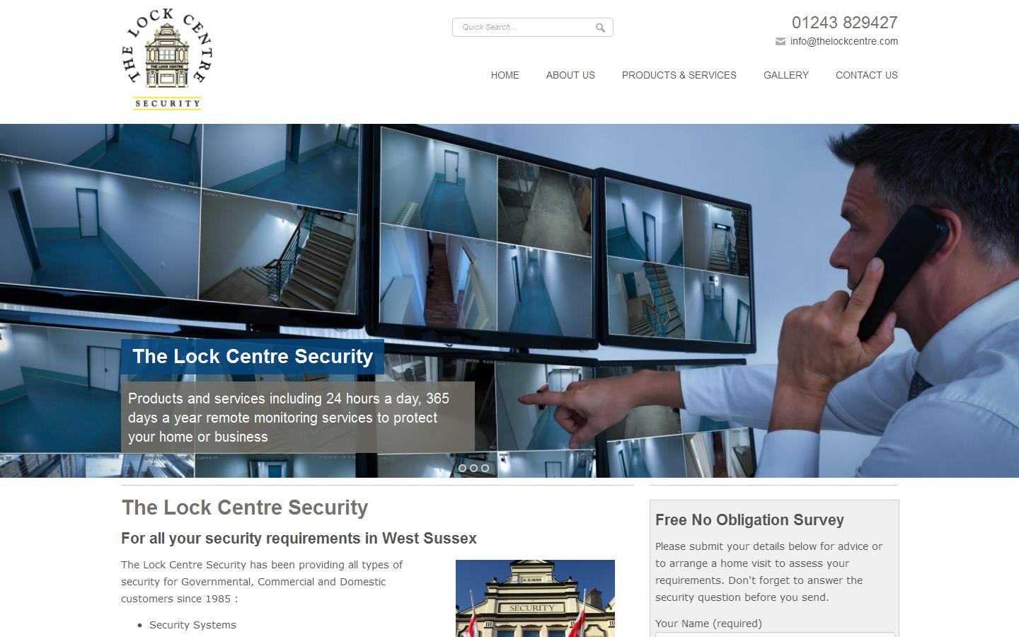The Lock Centre Website