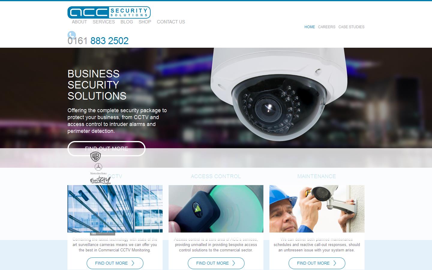 A C C Security Solutions Website
