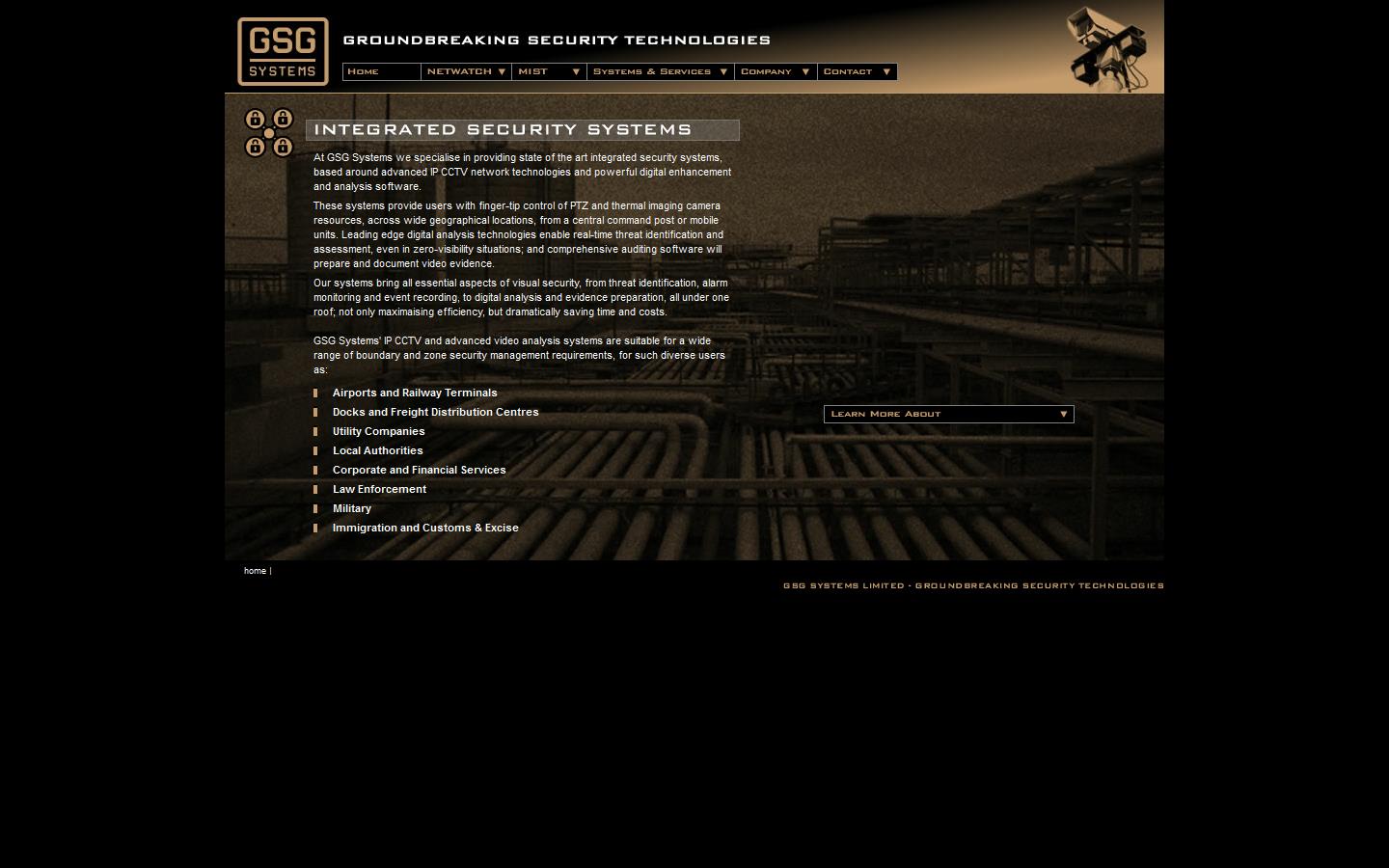 G S G Solutions Website