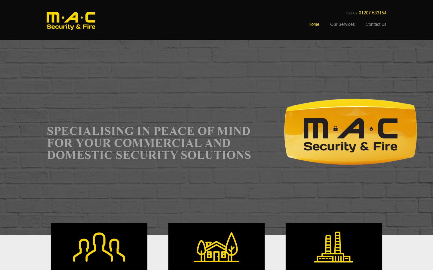 Mac Security & Fire Website