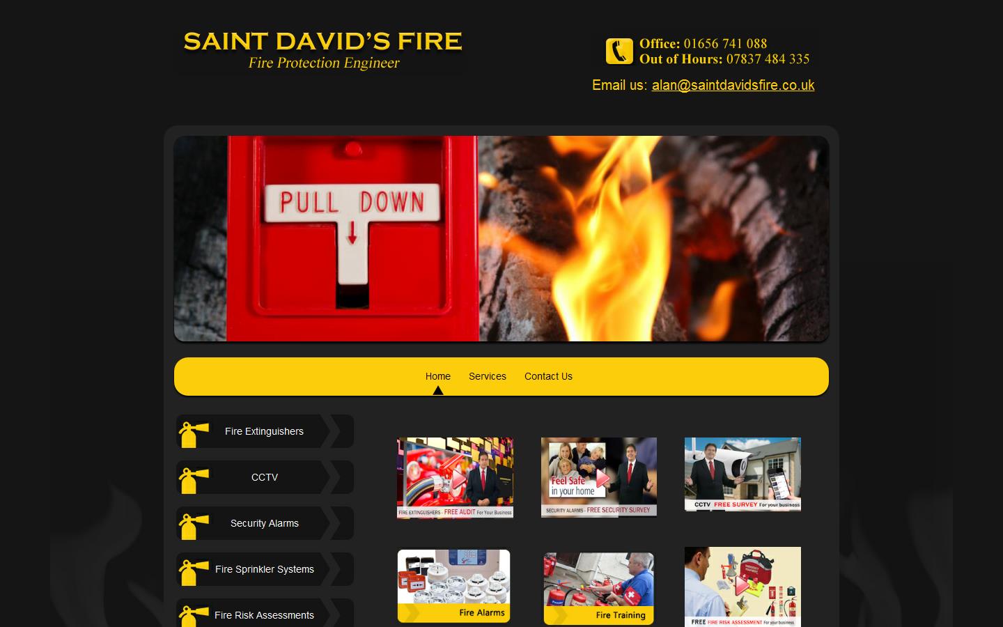 Saint Davids Fire & Security Ltd Website
