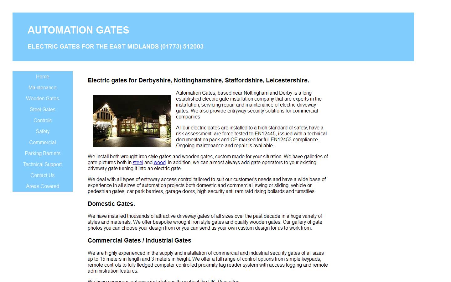 Automation Gates Website