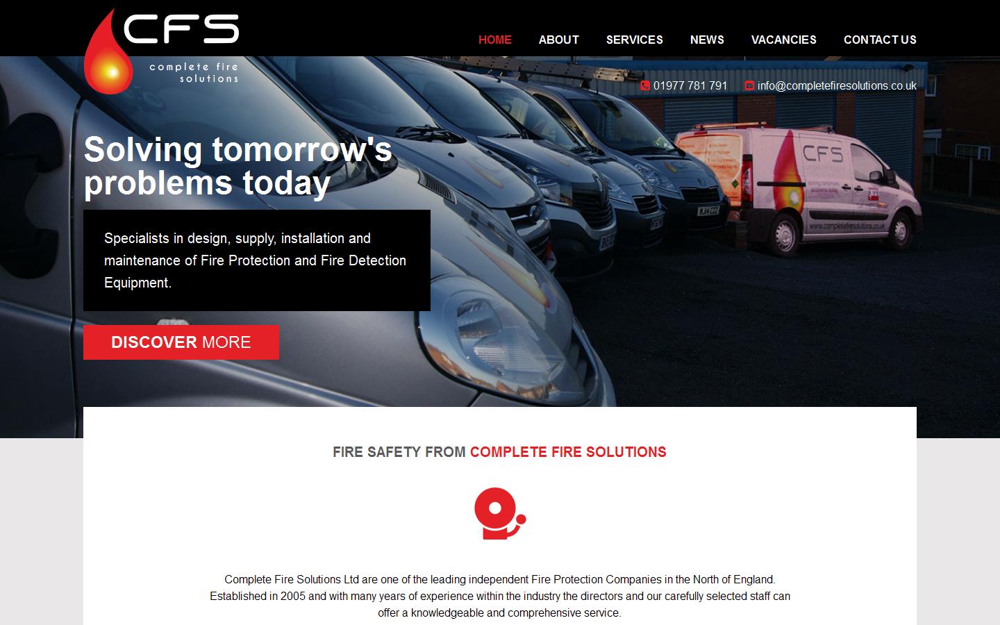 Complete Fire Solutions Ltd Website