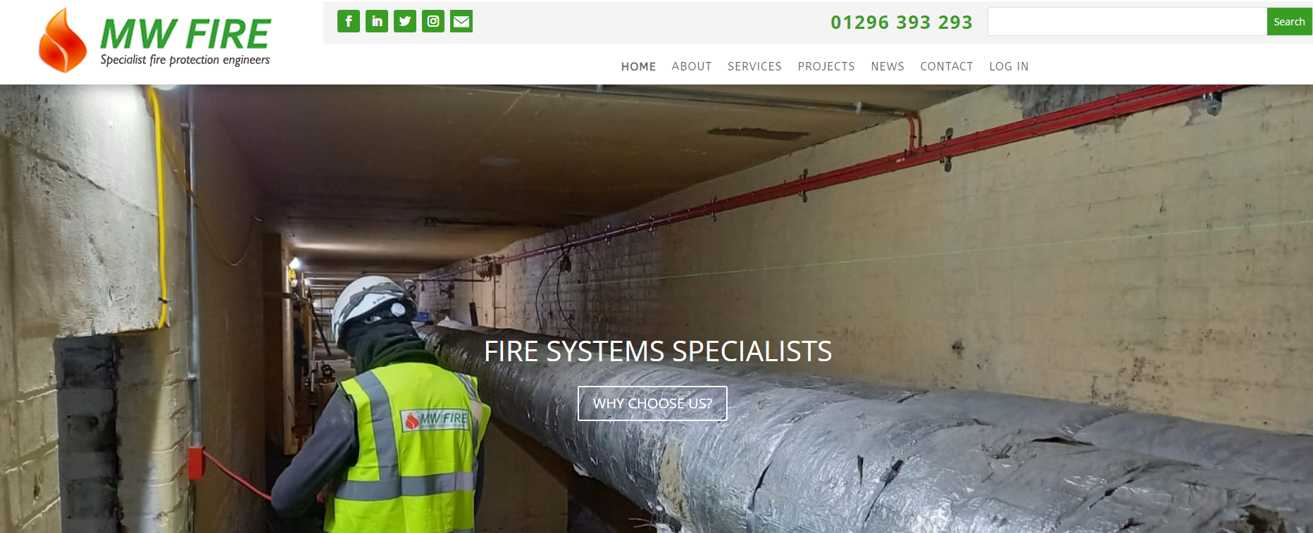 M W Fire Website