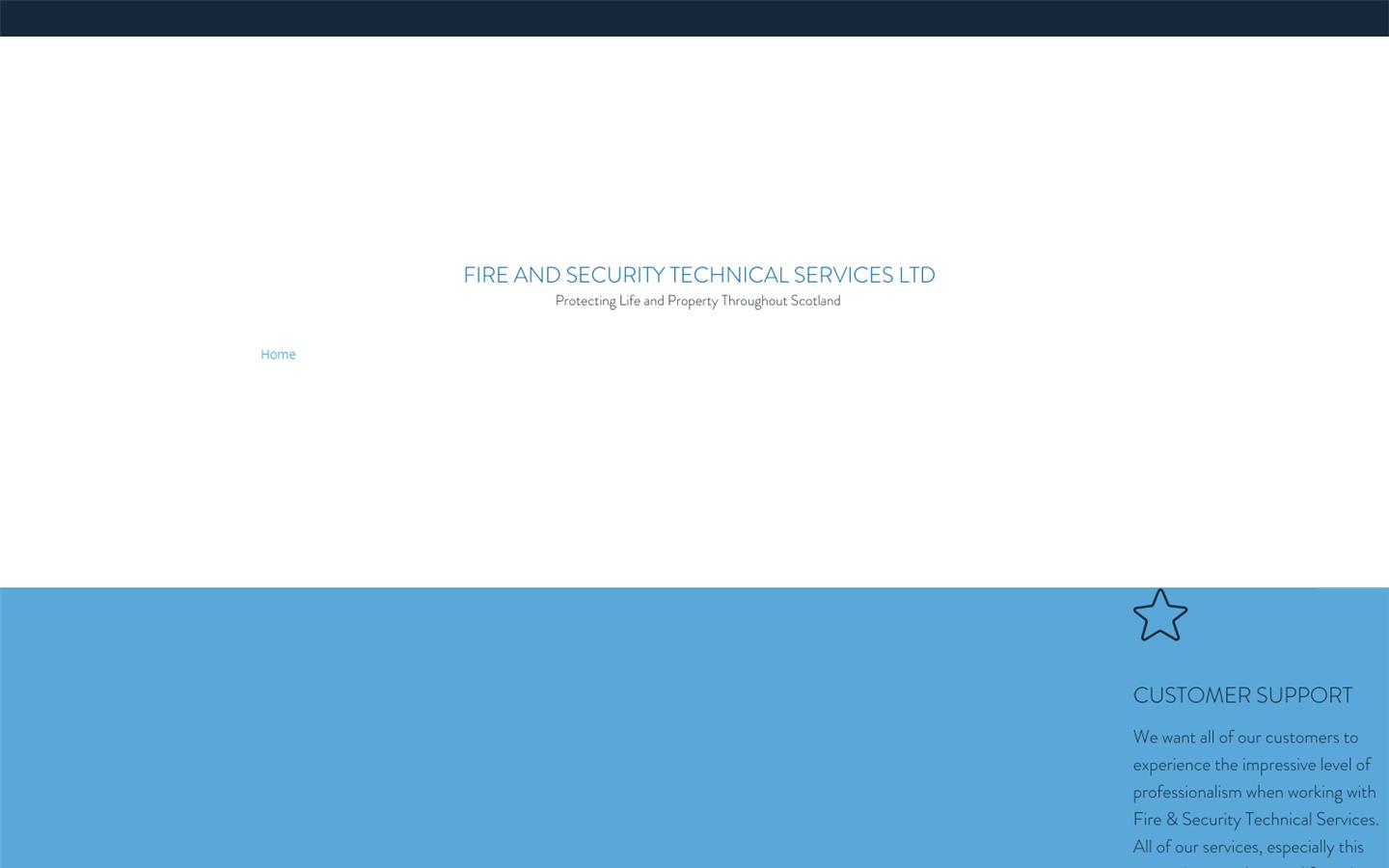 Fire Security & Technical Services Ltd Website