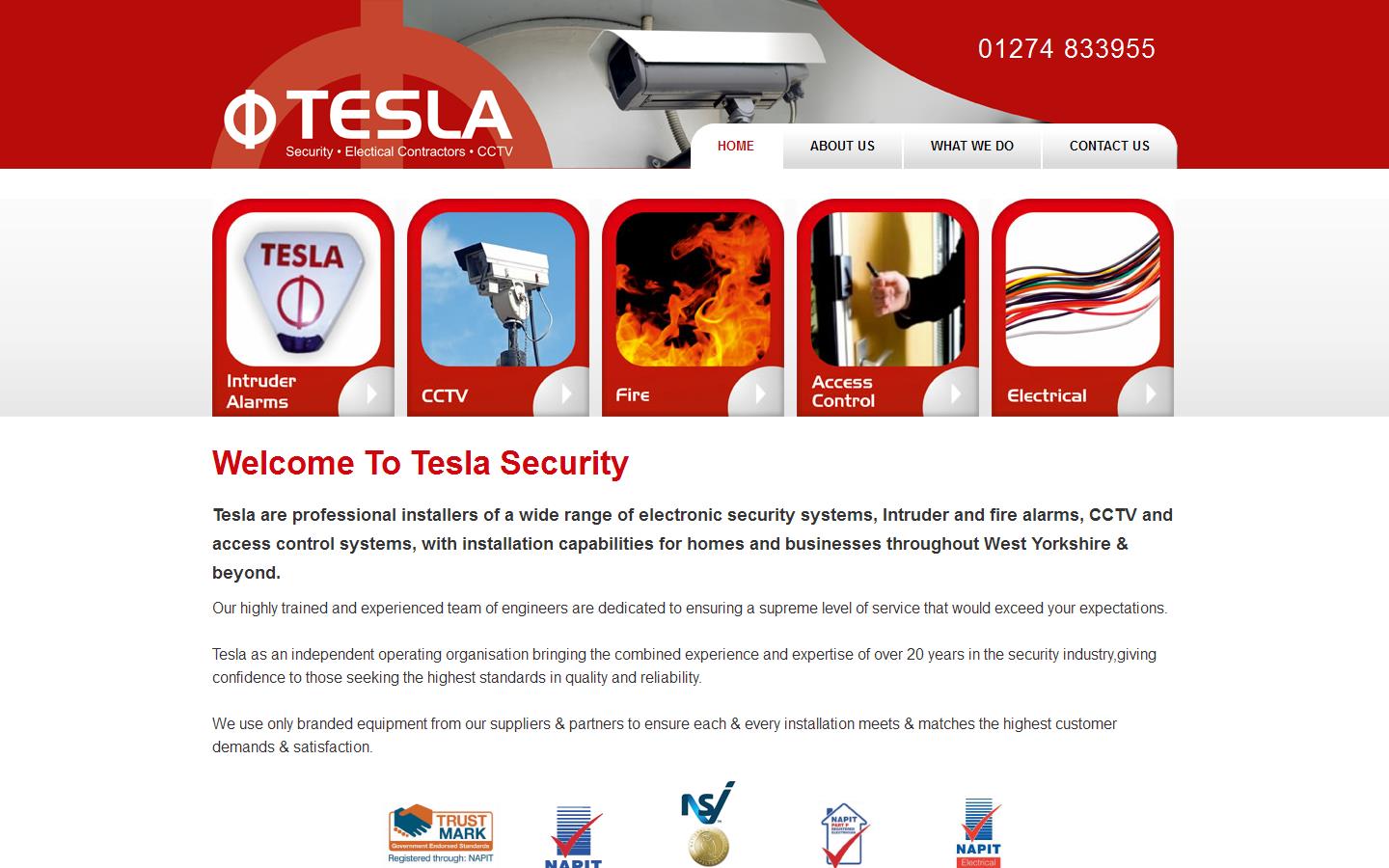 Tesla Security Website