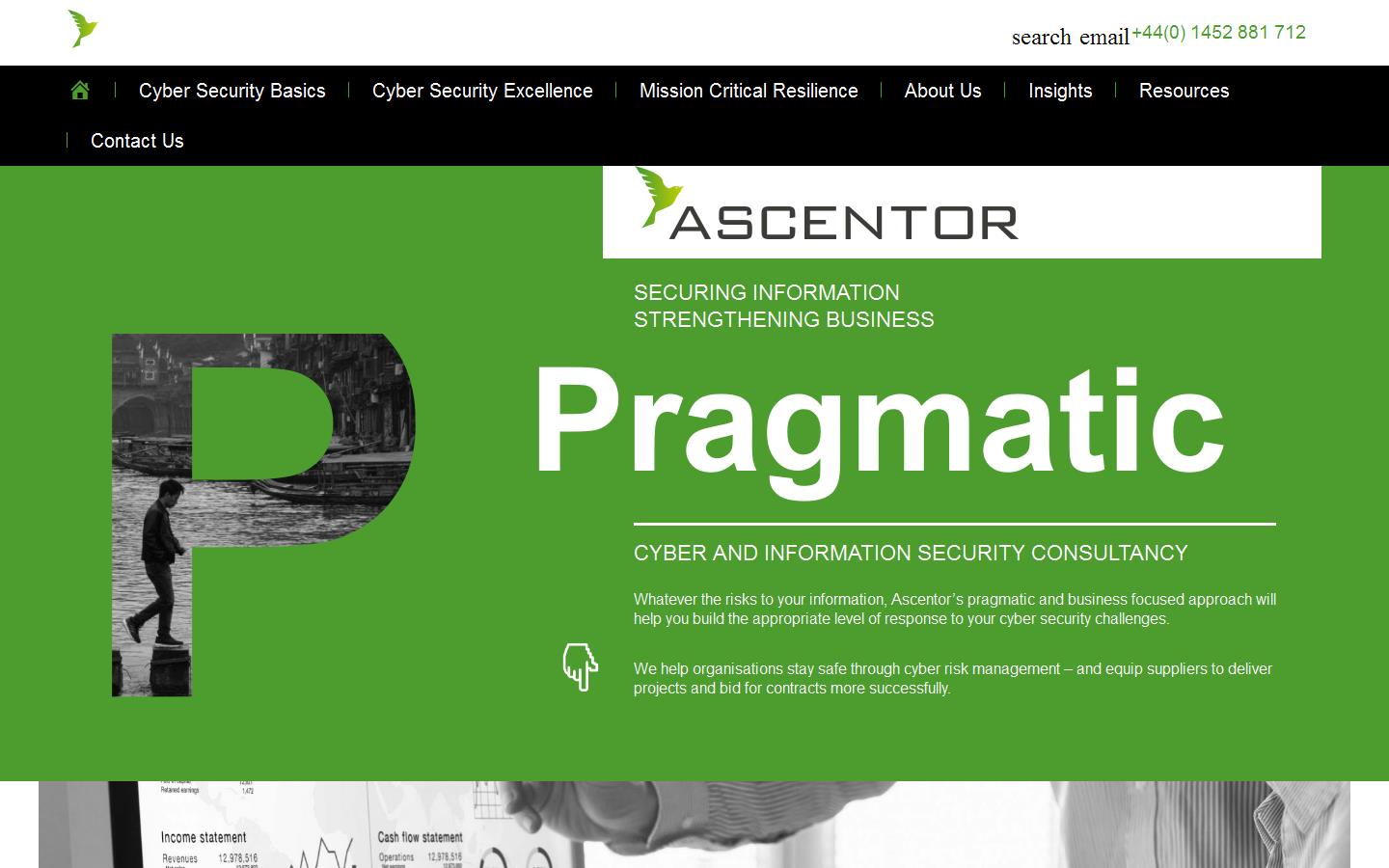 Ascentor Ltd Website