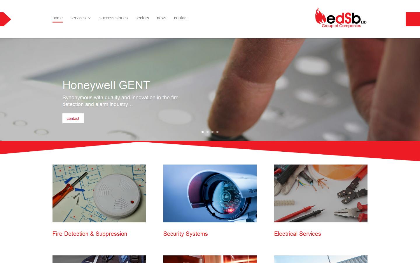 E D S B Fire & Security Website